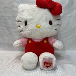 Sanrio Hello Kitty Plush with Red Outfit and Bow